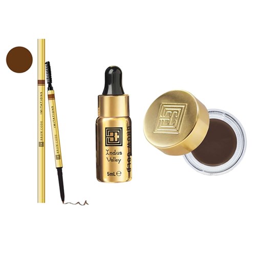 Creamade Soft Brown + Pencil Warm Med Brown + Brow Gold 5ml